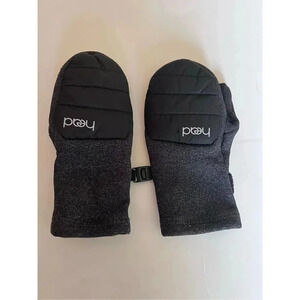Head Kids Children's Mittens Touchscreen‎ Running Gloves XS Sizes 2-4 Gray Black